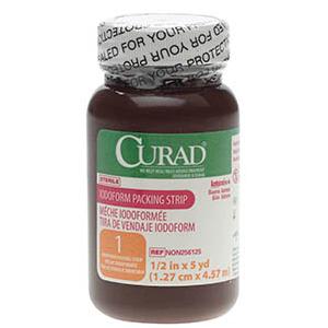 CURAD Sterile Iodoform Packing Strip 1/2" x 5 yds.