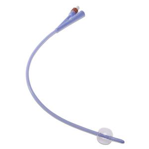 Dover Coude 2-Way Silicone Foley Catheter, 12 Fr, 5 cc, 16"