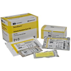 Xeroform Occlusive Petrolatum Gauze Strip, Overwrap, 1" x 8"