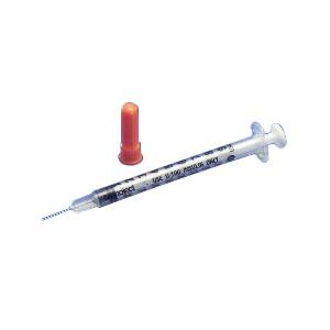 Monoject Rigid Pack Insulin Syringe 28G x 1/2", 1 mL (100 count)