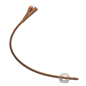 Dover Silver-Coated 2-Way Silicone Foley Catheter 20 Fr 30 cc