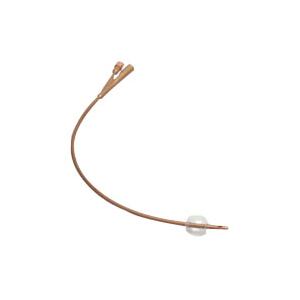 Dover Silver-Coated 2-Way Silicone Foley Catheter 22 Fr 30 cc