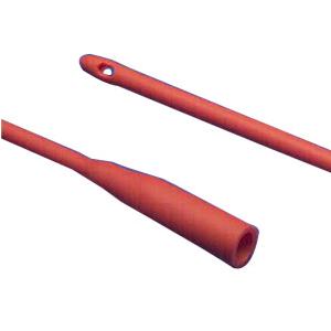 Dover Robinson Red Rubber Urethral Catheter 20 Fr 14"