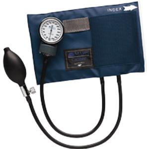 MABIS CALIBER Aneroid Sphygmomanometer with Blue Nylon Child Cuff