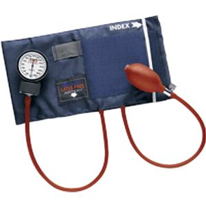 Adult PRECISION Aneroid Sphygmomanometers with Blue Nylon Cuff