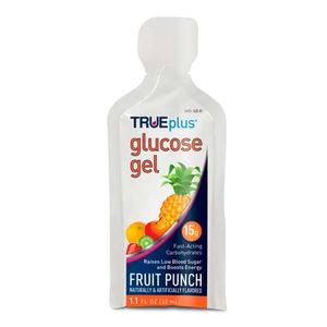 TRUEplus Glucose Gel 15 g, Packet, Fruit Punch