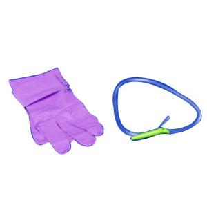 Argyle Open Suction Catheter Mini Tray with Directional Valve, 14 Fr