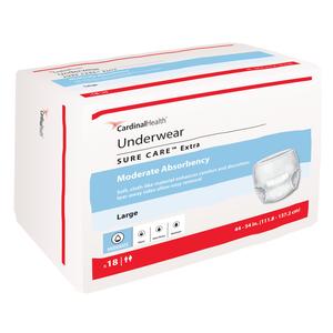 Cardinal Health, Underwear, Sure Care Extra, Large, 44" - 54"