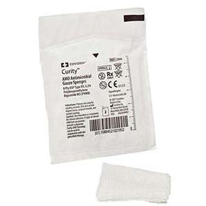 Curity AMD Antimicrobial Gauze Sponge 4" x 4"