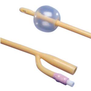 Dover 2-Way Silicone-Elastomer Foley Catheter 14 Fr 30 cc