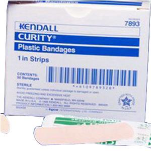 Curity Plastic Bandage 3/4" x 3"