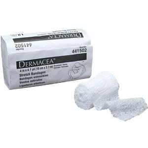 Dermacea Non-Sterile Stretch Bandage 4" x 4-1/10 yds.