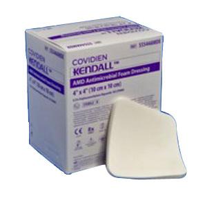 Cardinal Health Kendall AMD Antimicrobial Foam Dressing, 6" x 6"