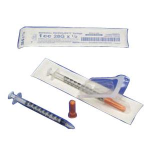 Monoject SoftPack Insulin Syringe 30G x 5/16", 1 mL (100 count)