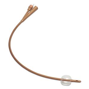 Dover 2-Way Silver-Coated Silicone Foley Catheter 12 Fr 5 cc