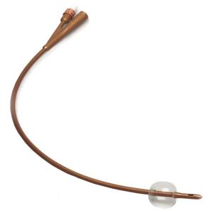 Dover 2-Way Silver-Coated Silicone Foley Catheter 16 Fr 5 cc