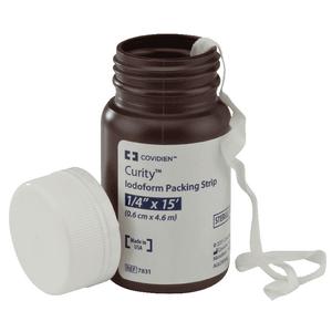 Curity Iodoform Packing Strips 1/2" x 5" yds.