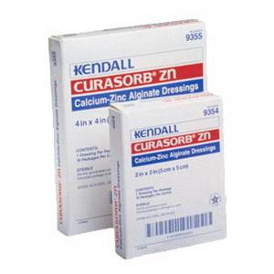 Curasorb Zinc Calcium Alginate Dressing 2" x 2"