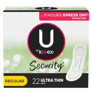 U by Kotex Premium Ultra Thin Pads, Regular