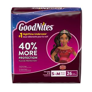 Goodnites Youth Pants for Girls Large/X-Large, Mega Pack