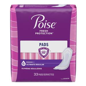 Poise Ultimate Coverage Protection Supreme Pad 14.37 L"