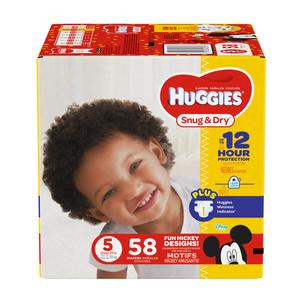 HUGGIES Snug and Dry Diapers, Step 5, Big Pack