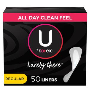 U by Kotex Super Premium Barely There Pantiliners