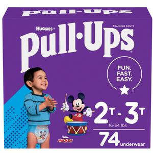 Pull-Ups Learning Designs Training Pants, Boy, 2T-3T, Giga Pack