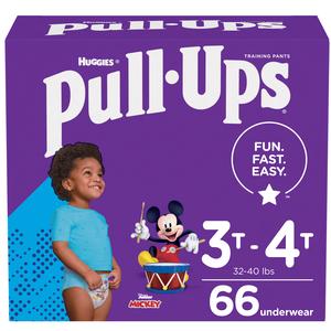Pull-Ups Learning Designs Training Pants, Boy, 3T-4T, Giga Pack