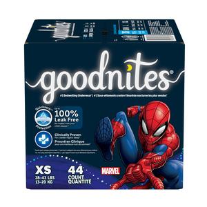 Goodnites Youth Pants for Boys X-Small, Giga Pack