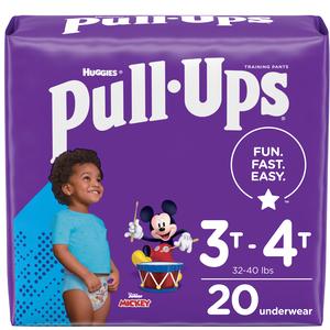 Pull-Ups Learning Designs Boys' Training Pants, 3T-4T, 20 Ct