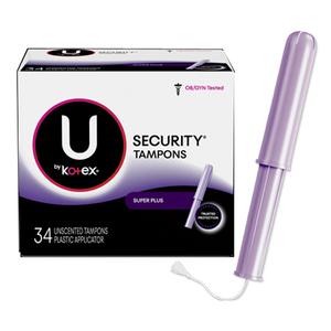 U by Kotex Premium Security Tampons, Super Plus