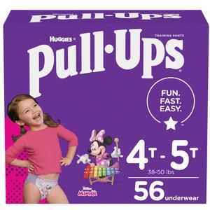 Pull-Ups Learning Designs Training Pants, Girl, 4T-5T, Giga Pack, Replaces Item 6945130