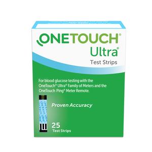 OneTouch Ultra Blue Blood Glucose Test Strip (25 count)