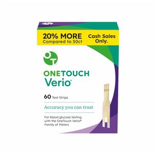 One Touch Verio Test Strips (60 count)