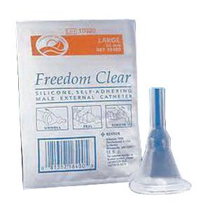 Freedom Clear Self-Adhering Male External Catheter, 40 mm