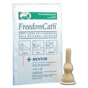 Freedom Cath Latex Self-Adhering Male External Catheter, 28 mm