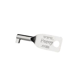 Universal Key for Lock Cuff and Belt, Silver, Adult