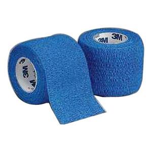 Coban Non-Sterile Self-Adherent Wrap 1" x 5 yds., Blue