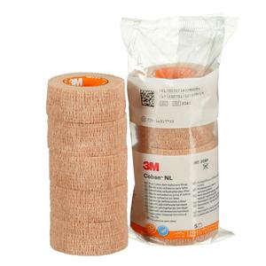 Coban Non-Latex Self-Adherent Wrap, Tan, 1"" x 5 yd - Replacment for 882081C and 882081