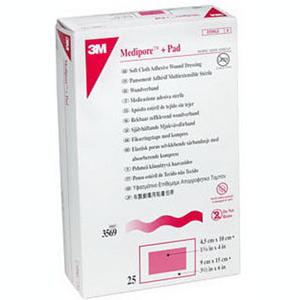 Soft Cloth Adhesive Wound Dressing, 2" x 2-3/4"