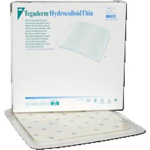 Tegaderm Hydrocolloid Thin Dressing with Outer Clear Adhesive 4" x 4"