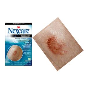 Nexcare Tegaderm Waterproof Transparent Dressing, 10 Count, Assorted Sizes
