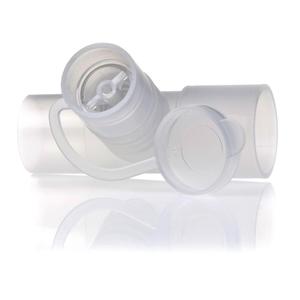 In-Line Nebulizer Tee with Valve, 22mm OD
