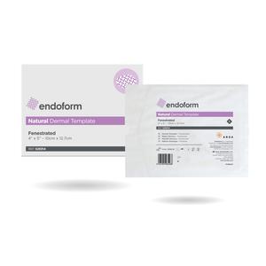 Endoform Natural Template 4" x 5" Fenestrated.