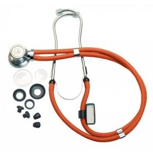 Sprague-Rappaport Type Stethoscope with Accessory Pack, Neon Orange