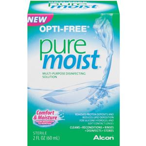 Opti-Free PureMoist Multi-Purpose Contact Solution, 2 oz.