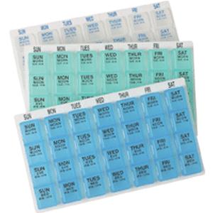 1-Day-at-a-Time Pill Organizer 8" x 5" x 3/4"