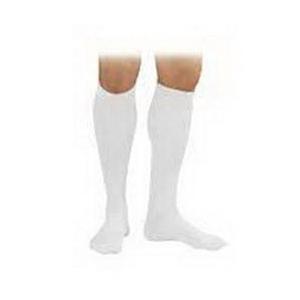 SensiFoot Knee-High Mild Compression Diabetic Sock X-Large, White