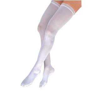 Anti-EM/GP Thigh High Seamless Anti-Embolism Elastic Stockings 2X-Large, White